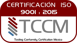 Certificación ISO 9001:2015 — TCCM