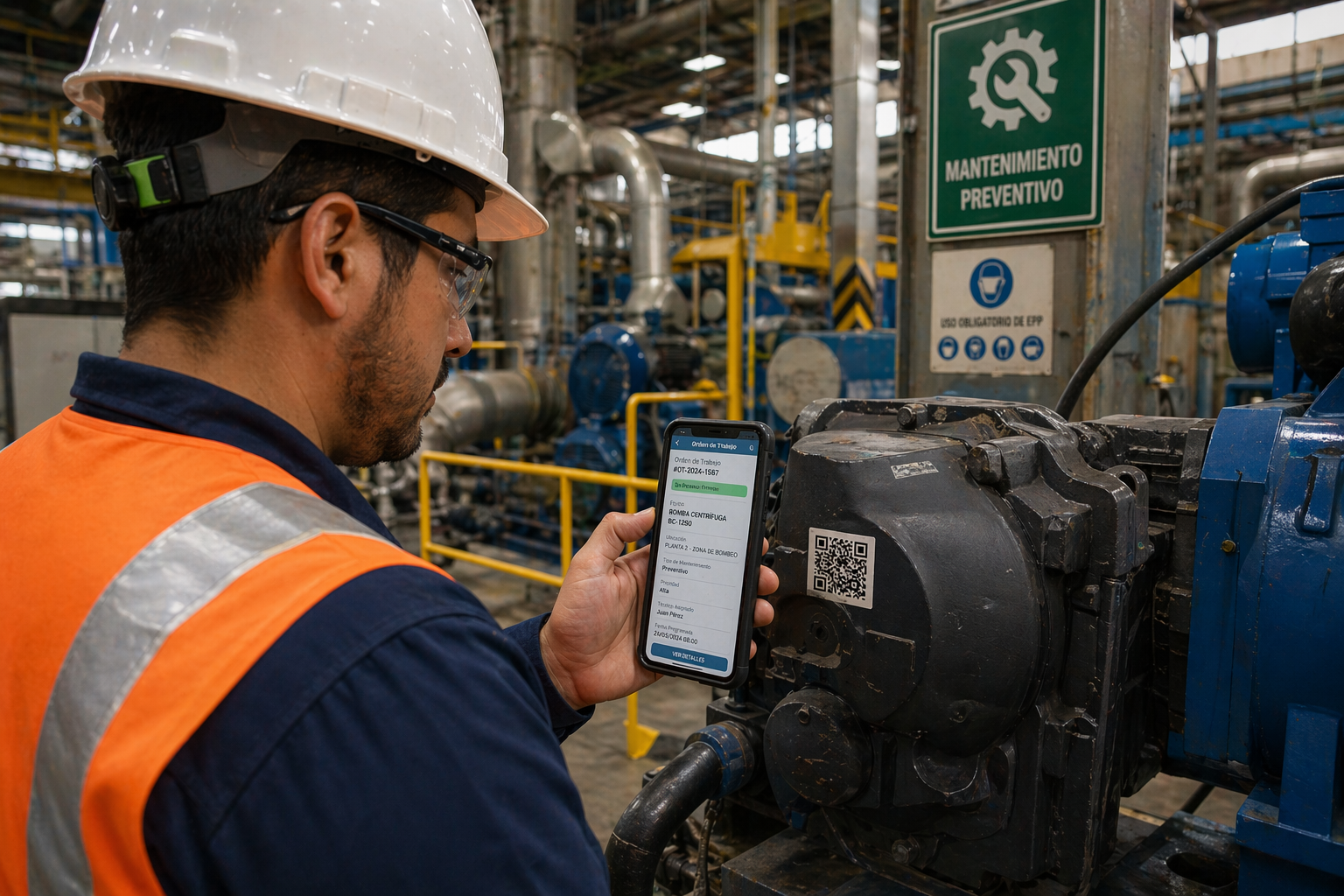 GMAO mantenimiento industrial con visibilidad en tiempo real